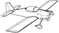 Our Artwork image of a Vans RV6 Aircraft