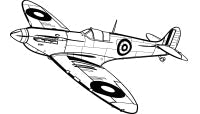 Our Artwork image of a Supermarine Spitfire Aircraft