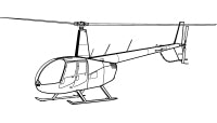 Our Artwork image of a Robinson R44 Helicopter