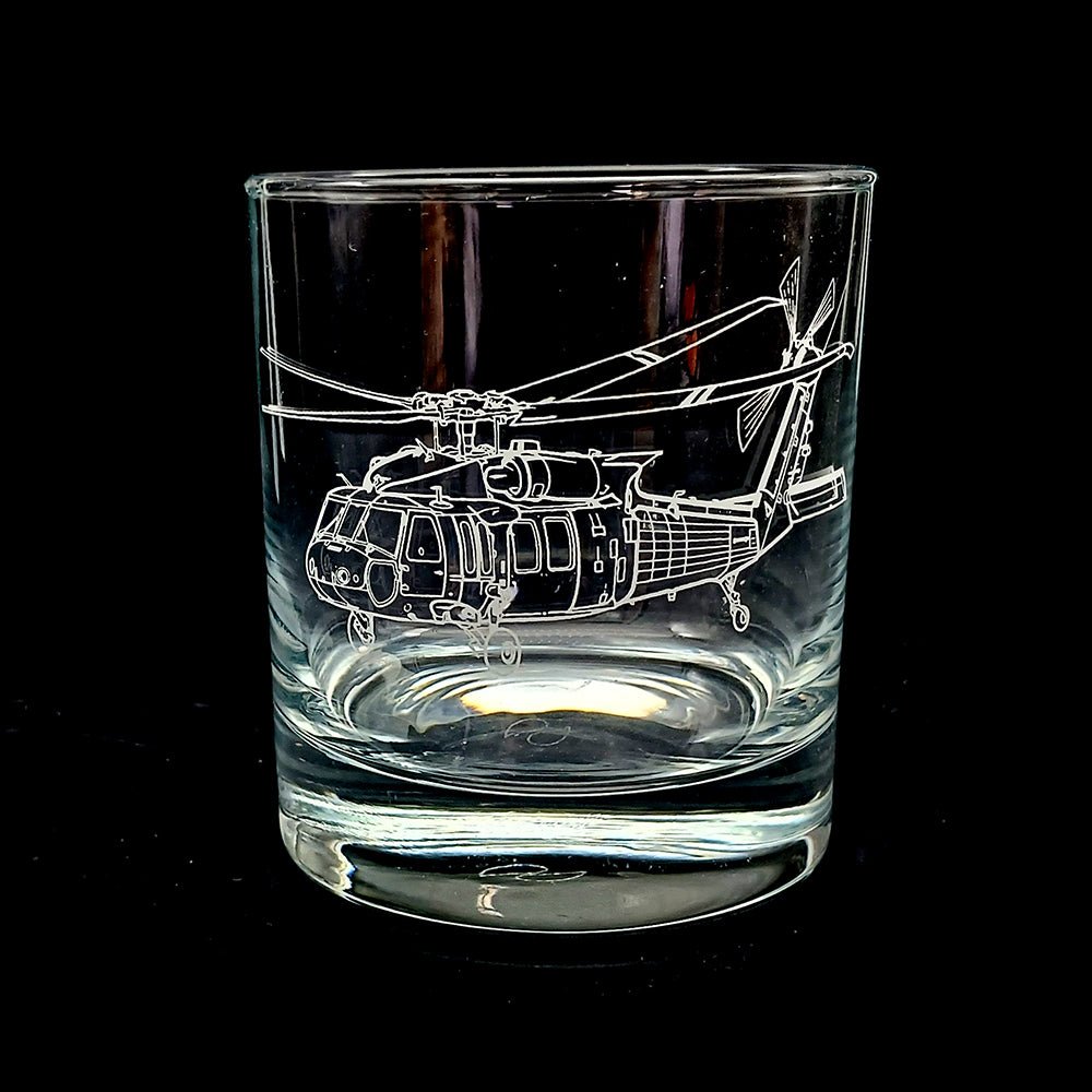 Glider Aircraft Helicopter Aviation Themed Tumbler Glass Selection | Giftware Engraved