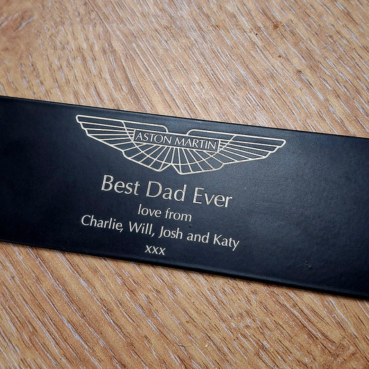 Personalised Bartenders Black Bottle Opener