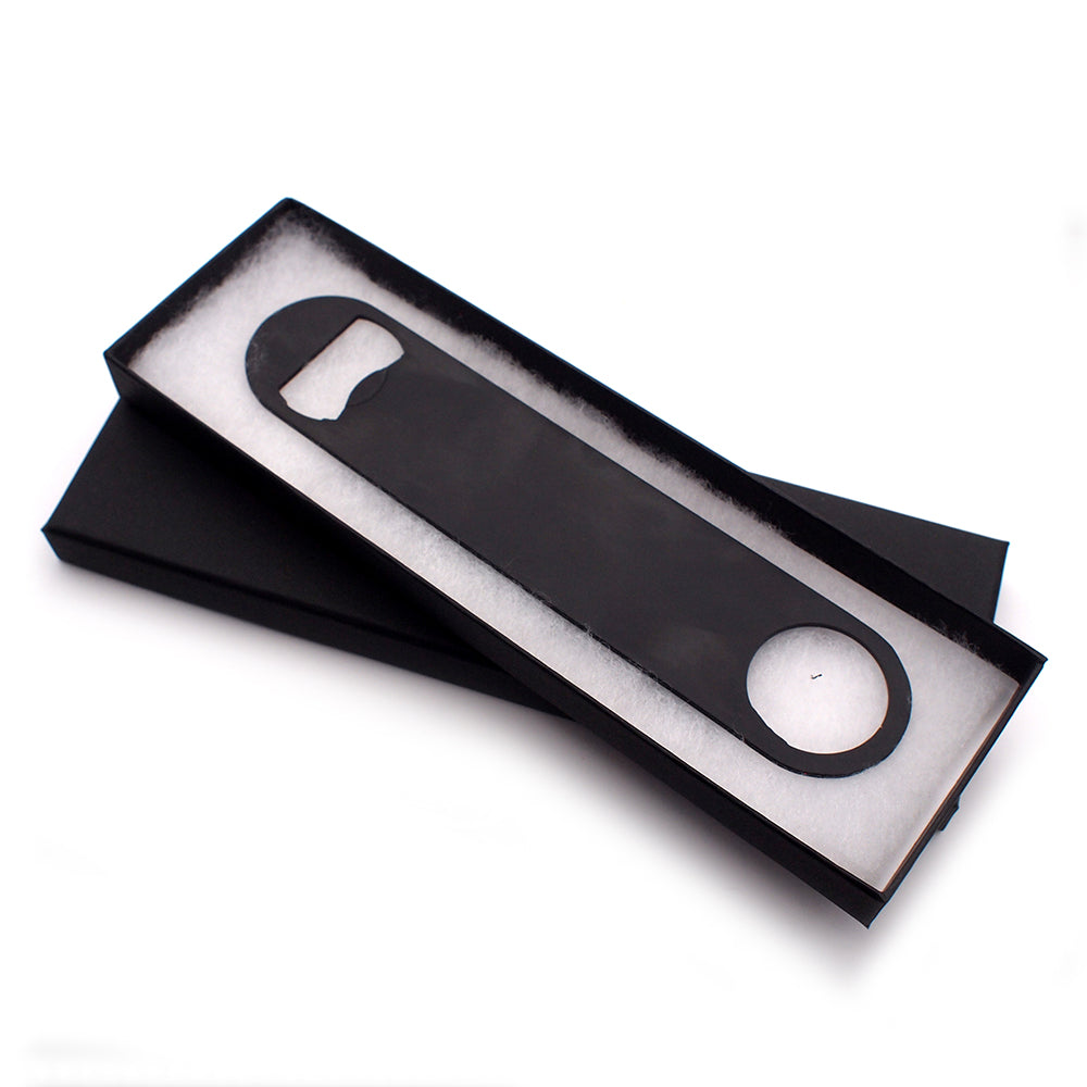 Bartenders Black Bottle Opener in Gift Box