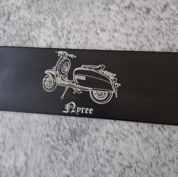 Lambretta Bartender Bottle Opener with lamb scooter artwork