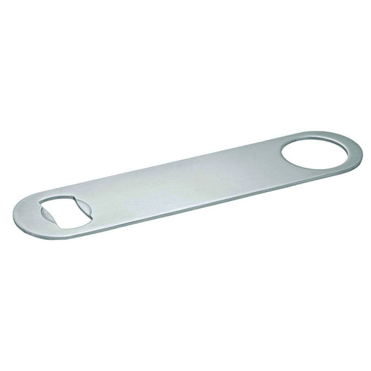 long bartenders bottle opener in silver