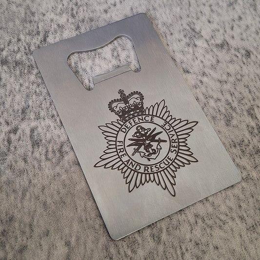 Personalised Silver Credit Card Bottle Opener