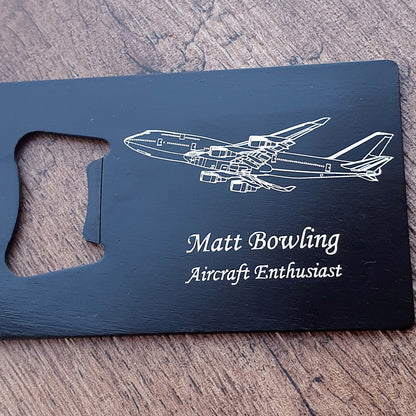 Boeing 747 Aircraft Bottle Opener | Giftware Engraved