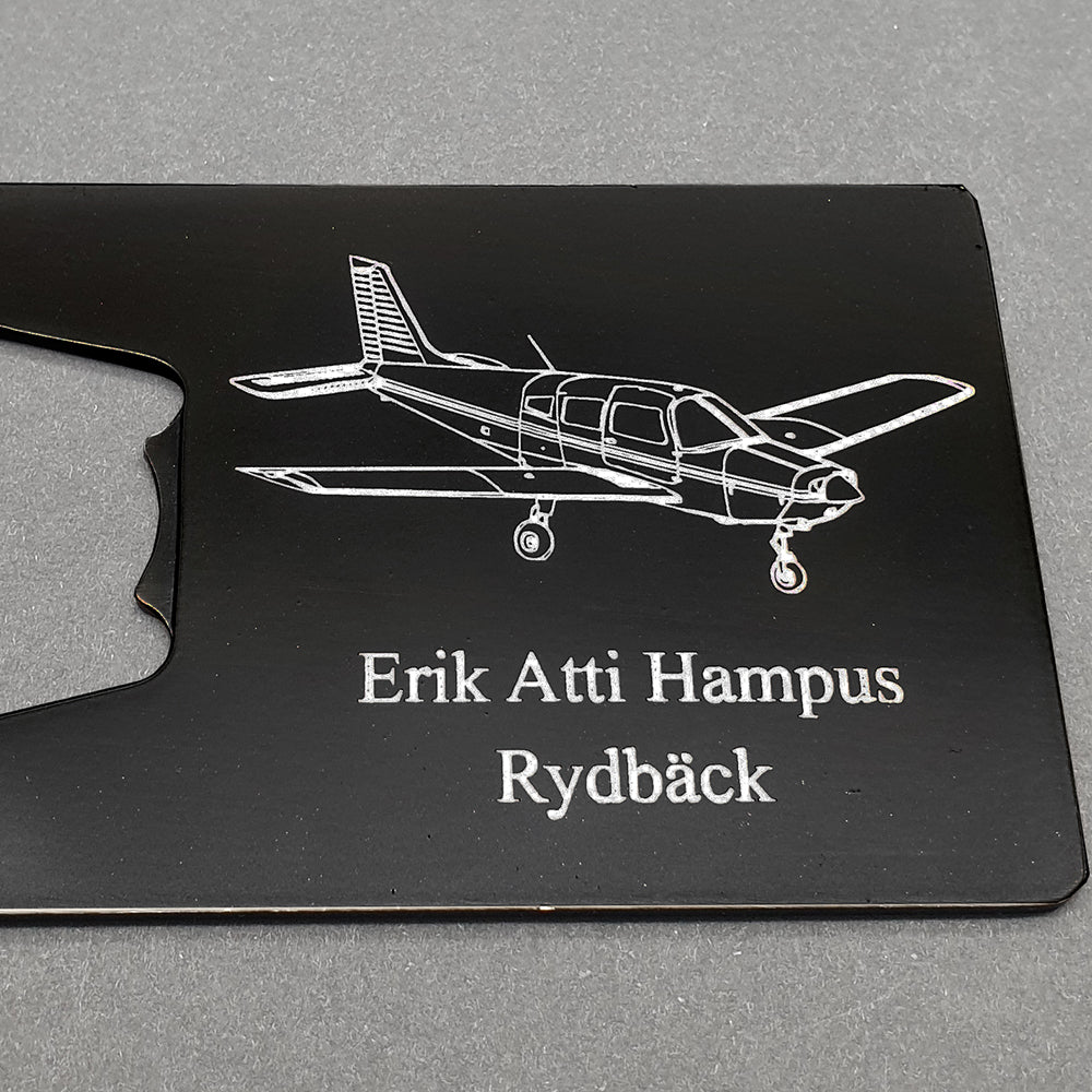 Piper PA28 Aircraft Bottle Opener | Giftware Engraved