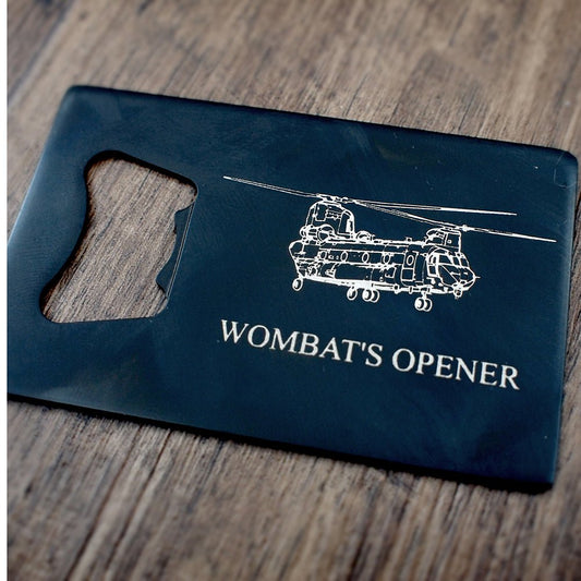Chinook Helicopter Bottle Opener | Giftware Engraved