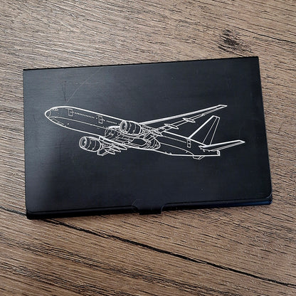 Boeing 777 Aircraft Business Card Holder