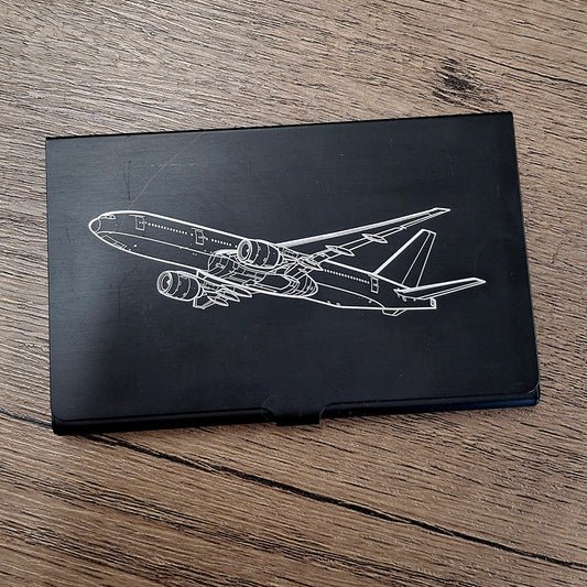 Boeing 777 Aircraft Business Card Holder