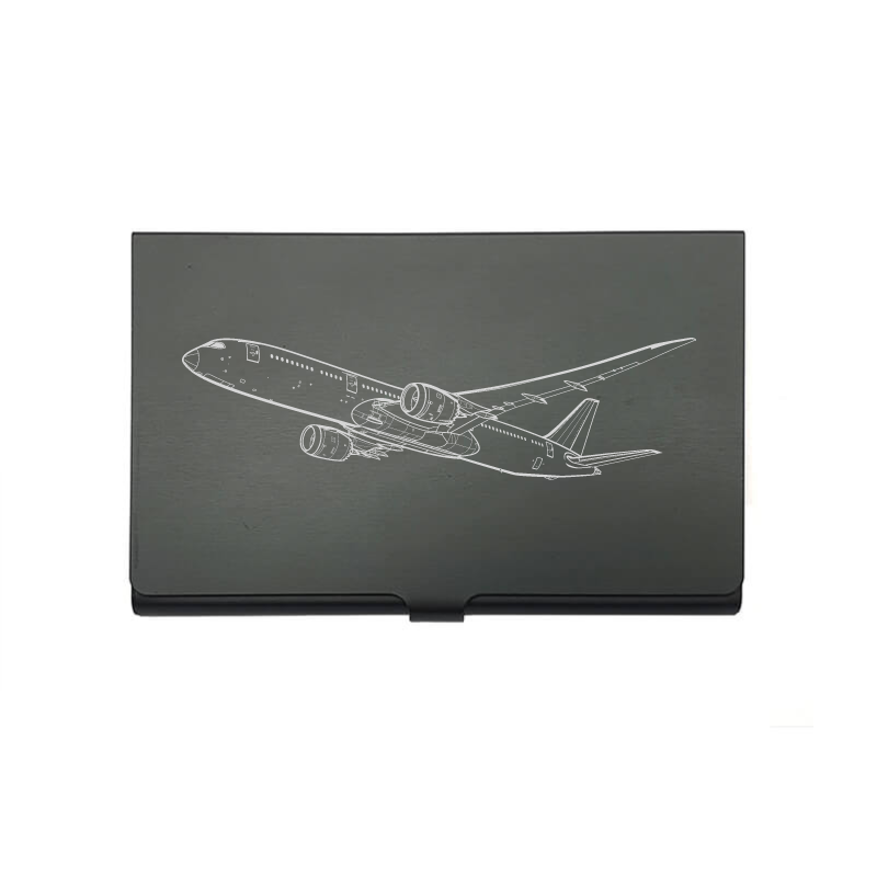 Boeing 787 aircraft Bottle opener – digital engraving mockup / engraving preview