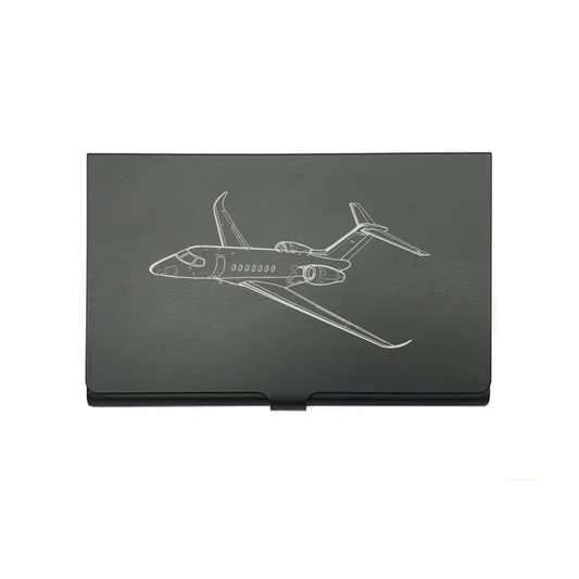 Cessna 560 Aircraft card Holder digital engraving mockup / engraving preview