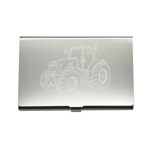 Tractor card Holder digital engraving mockup / engraving preview