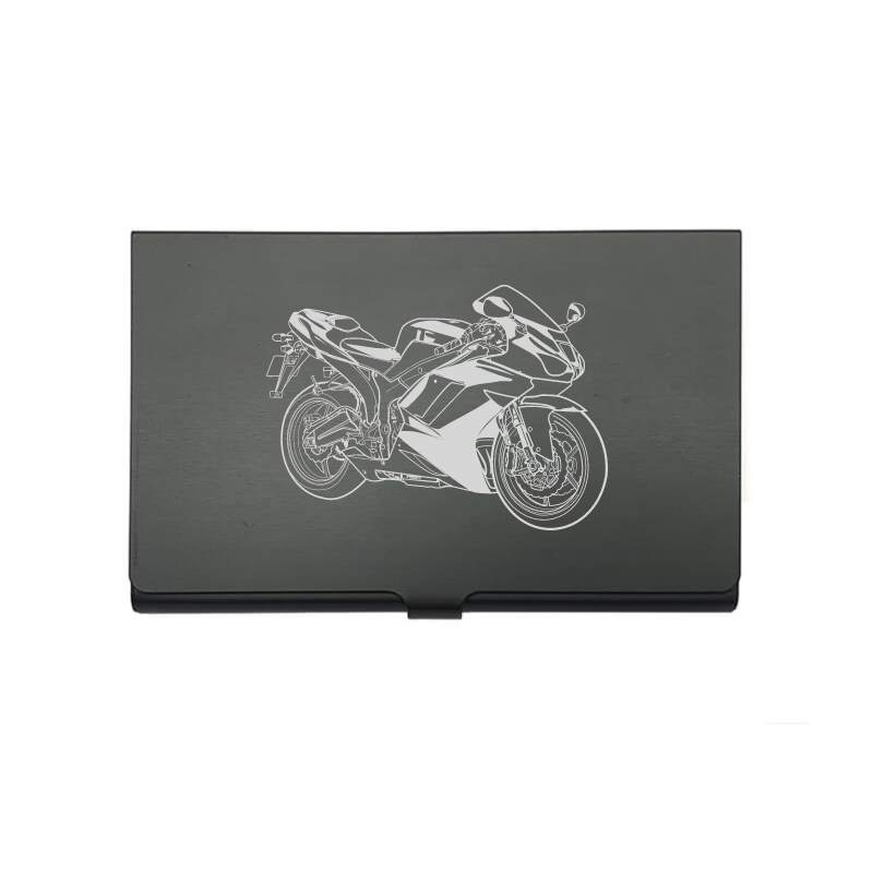 Racing Bike motorcycle card Holder digital engraving mockup / engraving preview