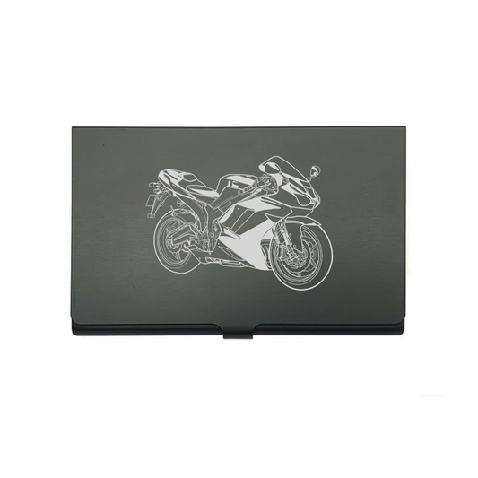 Racing Bike motorcycle card Holder digital engraving mockup / engraving preview