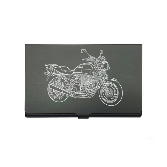 yamXJR1300 motorcycle card Holder digital engraving mockup / engraving preview