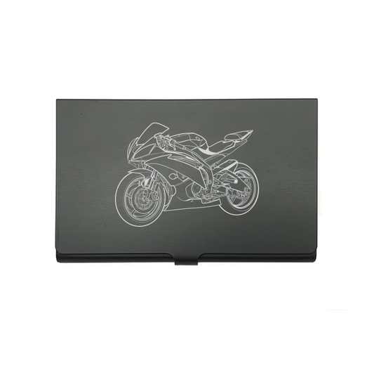 yam r6 motorcycle card Holder digital engraving mockup / engraving preview