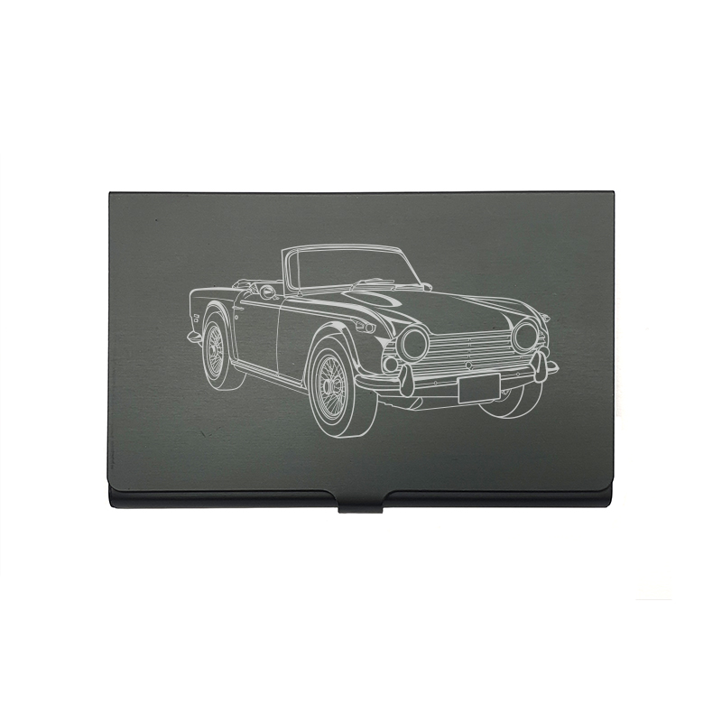 tr250 car card holder –  digital engraving mockup / engraving preview