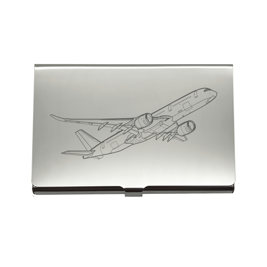 Airbus A350 Aircraft Business Credit Card Holder | Giftware Engraved