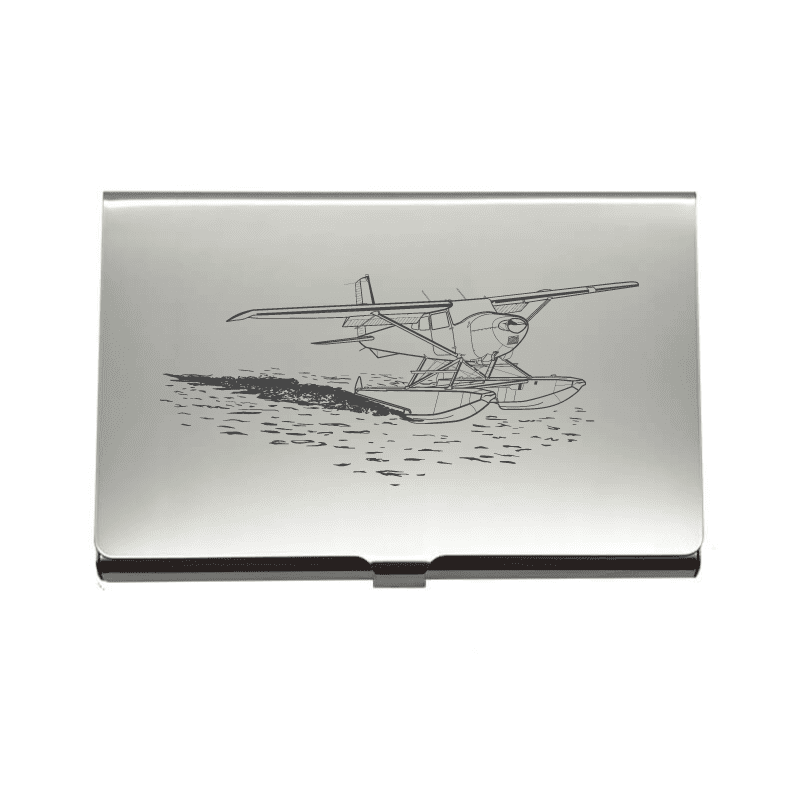 Cessna Seaplane Business Credit Card Holder | Giftware Engraved