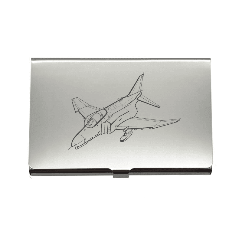 McDonnell Douglas F4 Phantom Aircraft Business Credit Card Holder | Giftware Engraved