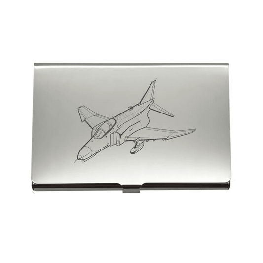 McDonnell Douglas F4 Phantom Aircraft Business Credit Card Holder | Giftware Engraved