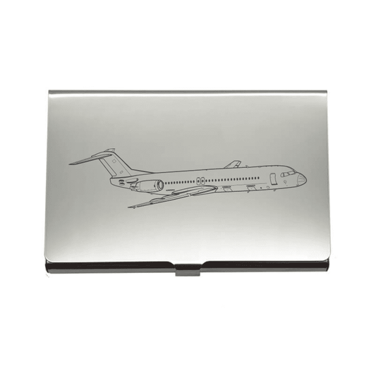 Fokker 100 Aircraft Business Credit Card Holder | Giftware Engraved