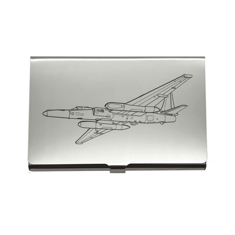 Lockheed U2 Spy Plane Business Credit Card Holder | Giftware Engraved