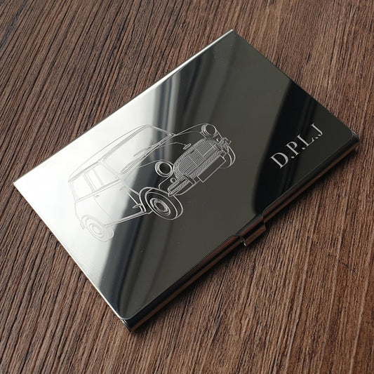 Mini Cooper Business Credit Card Holder | Giftware Engraved