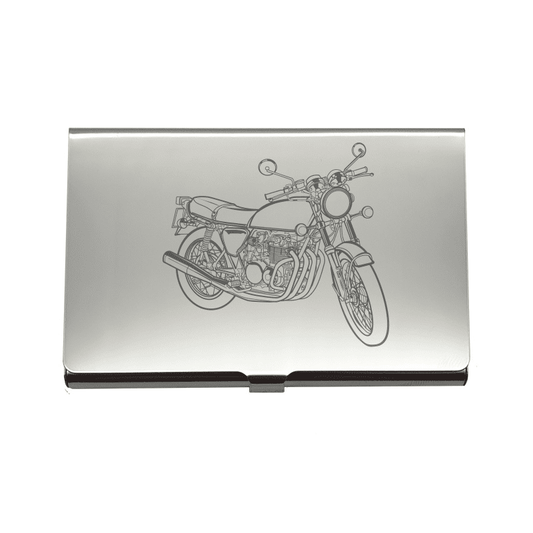 HON CB550 Motorcycle Business Credit Card Holder | Giftware Engraved