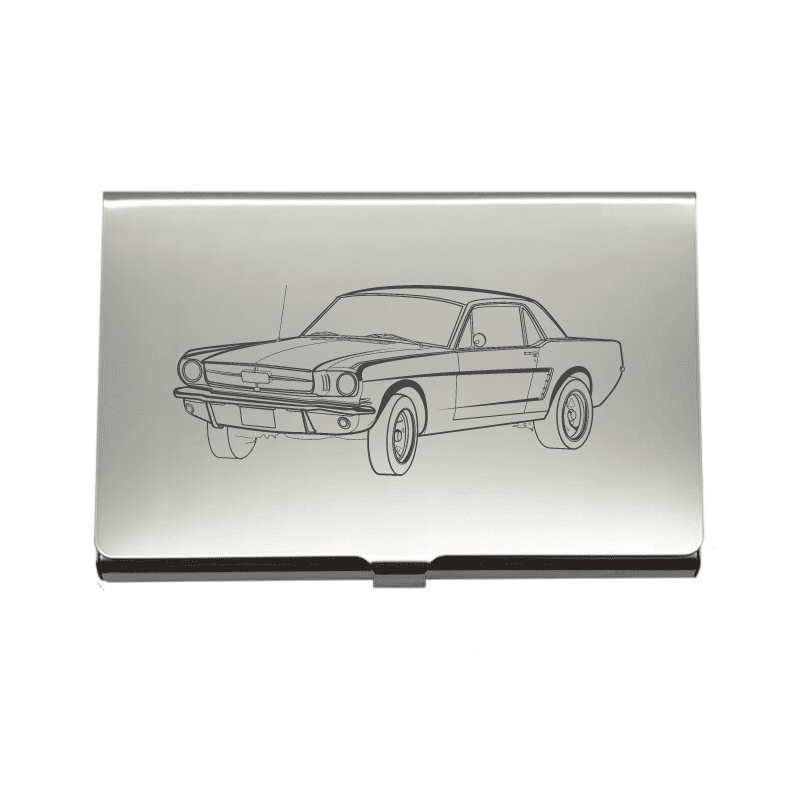 Ford Mustang 65 Coupe Business Credit Card Holder | Giftware Engraved