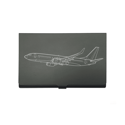 Boeing 737 Aircraft Business Credit Card Holder | Giftware Engraved