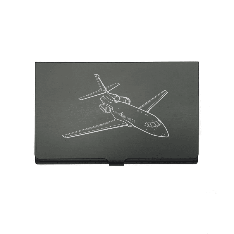 Dassault Falcon 900 Aircraft Business Credit Card Holder | Giftware Engraved