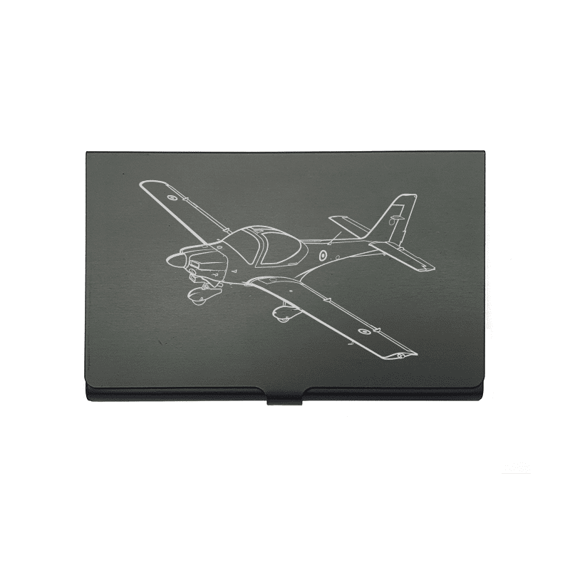 Grob G115 Tutor Aircraft Business Credit Card Holder | Giftware Engraved