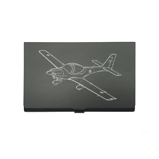 Grob G115 Tutor Aircraft Business Credit Card Holder | Giftware Engraved