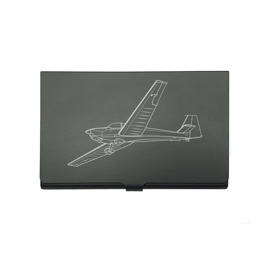 SF25C Falke Motorglider Business Credit Card Holder | Giftware Engraved