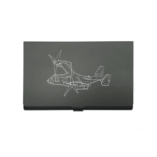 V22 Osprey Aircraft Business Credit Card Holder | Giftware Engraved