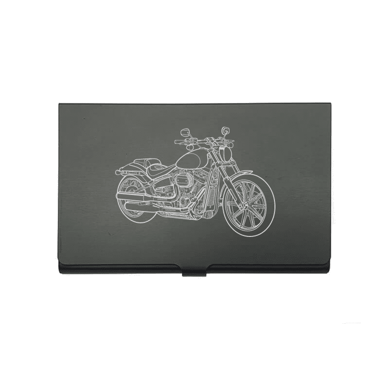Harley Davidson Breakout Motorcycle Business Credit Card Holder | Giftware Engraved