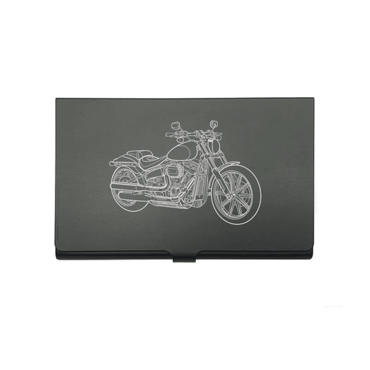 HD Breakout Motorcycle Business Credit Card Holder | Giftware Engraved