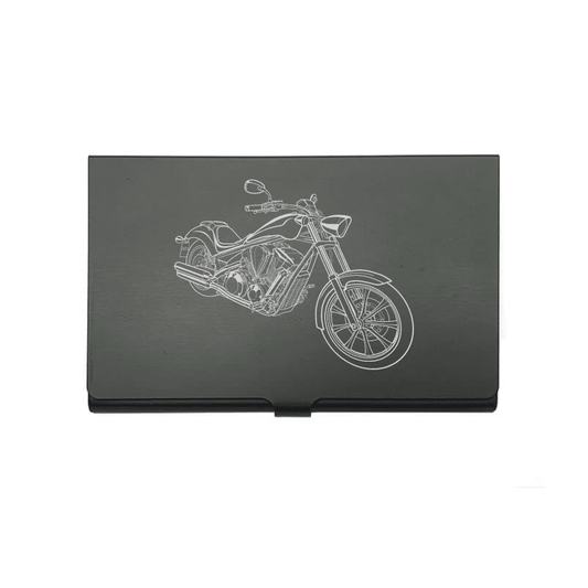 HON Fury Motorcycle Business Credit Card Holder | Giftware Engraved