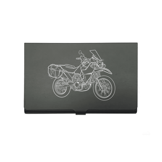 KAW KLR650 Motorcycle Business Credit Card Holder | Giftware Engraved