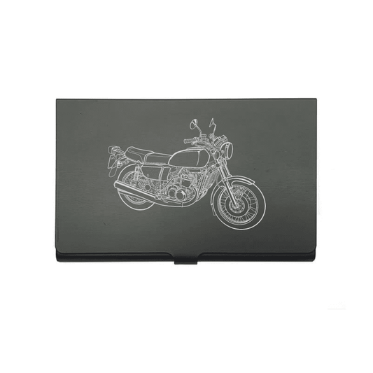SUZ GT750 Motorcycle Business Credit Card Holder | Giftware Engraved