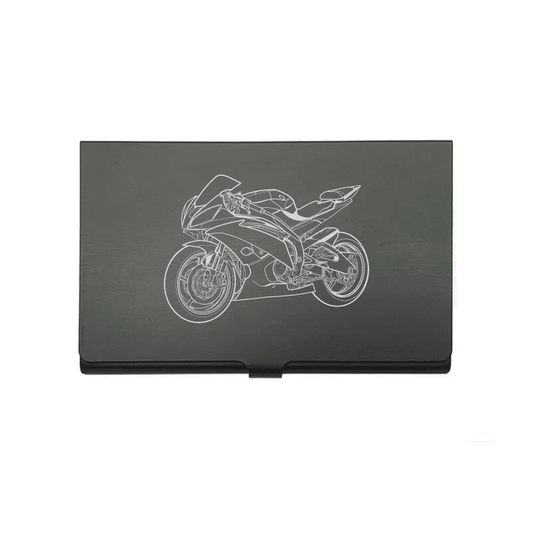YAM R6 Motorcycle Business Credit Card Holder | Giftware Engraved