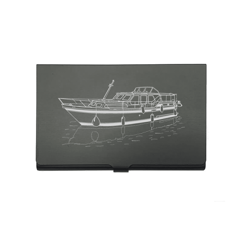 Stevens 1140 Canal Yacht Business Credit Card Holder | Giftware Engraved