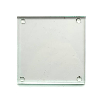 Square Glass Drinks Coaster with Artwork - 100 x 100mm