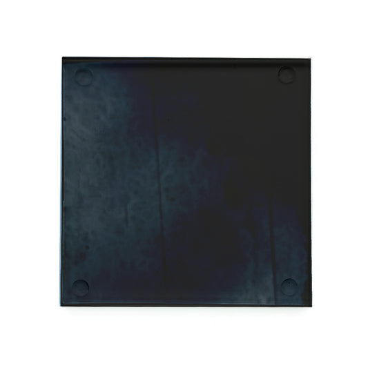 Personalised Black Onyx Square Glass Drinks Coaster - 100 x 100mm | Giftware Engraved