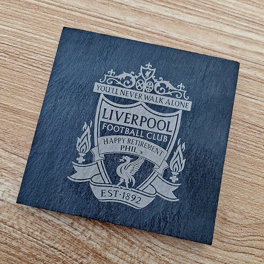 Personalised Square Slate Coaster - 100 x 100mm