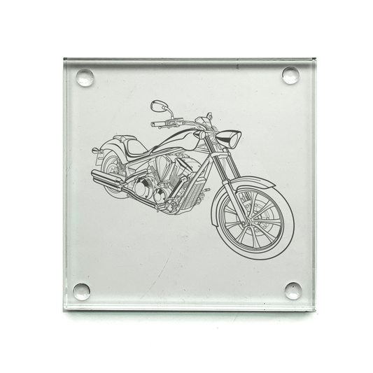 HON Fury Motorcycle Drinks Coaster | Giftware Engraved