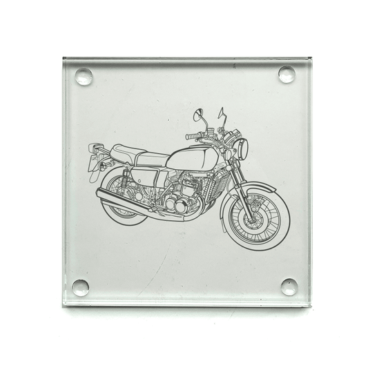 SUZ GT750 Motorcycle Drinks Coaster | Giftware Engraved