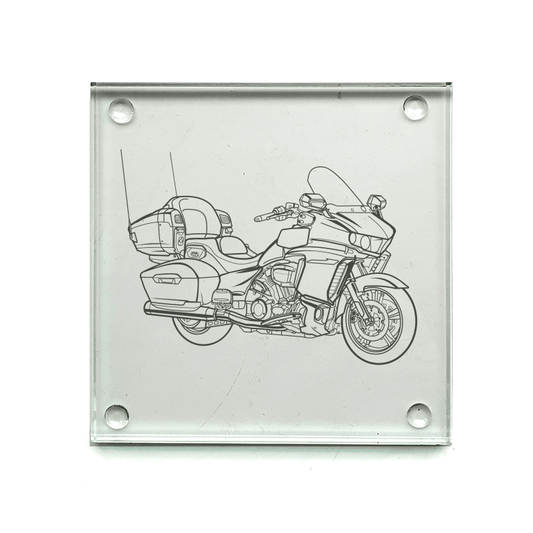 YAM Star Venture Transcontinental Motorcycle Drinks Coaster | Giftware Engraved